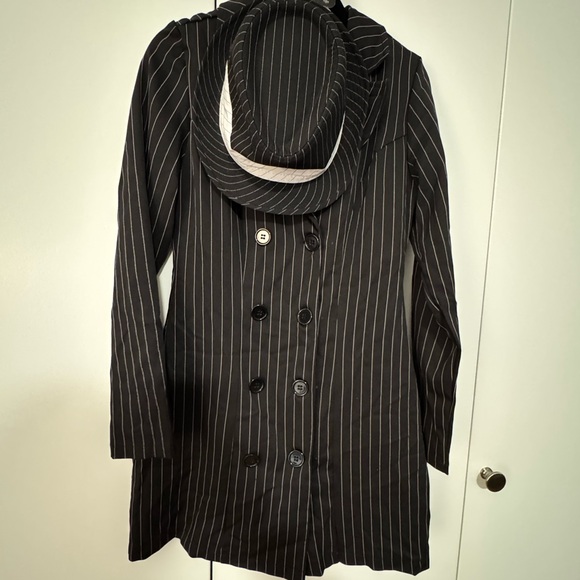 Spirit Dresses & Skirts - Black Pinstripe Dress with Matching Hat - Halloween